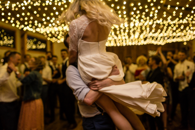 Anna + Court's bohemian log cabin ranch wedding